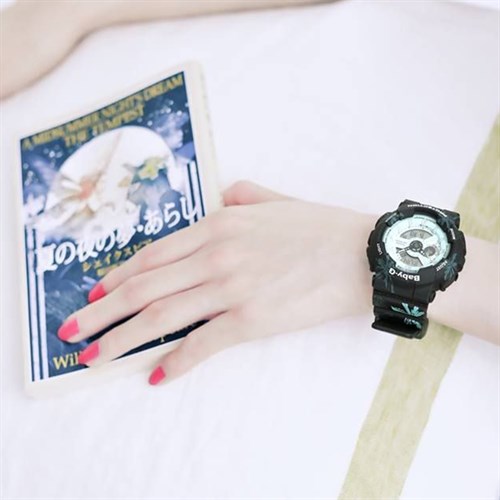 Đồng hồ BABY-G BA-110 46.3 mm Nữ BA-110CF-1ADR Màu Đen