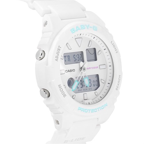 Đồng hồ BABY-G 42 mm Nữ BAX-100-7ADR Màu Trắng