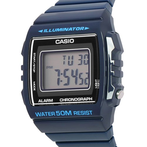 Đồng hồ CASIO 41 mm Nam W-215H-2AVDF Màu Xanh Dương