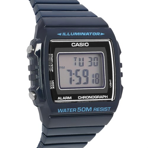 Đồng hồ CASIO 41 mm Nam W-215H-2AVDF Màu Xanh Dương