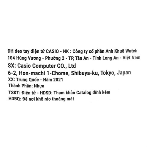Đồng hồ CASIO 41 mm Nam W-215H-2AVDF Màu Xanh Dương