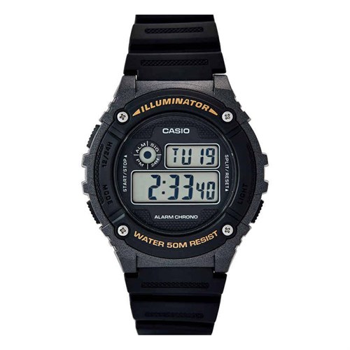 Đồng hồ Nam Casio W-216H-1BVDF Màu Đen