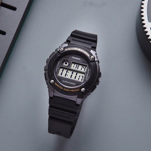 Đồng hồ Nam Casio W-216H-1BVDF Màu Đen