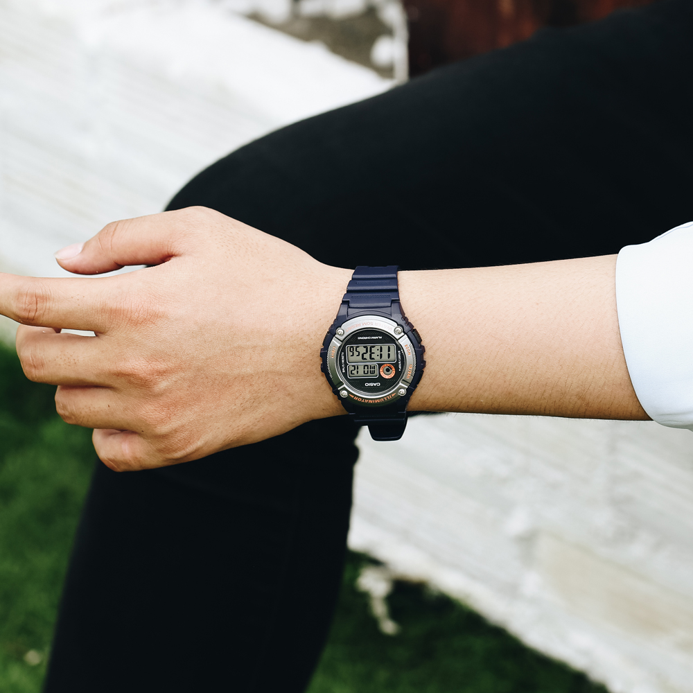 Đồng hồ CASIO 43.2 mm Nam W-216H-2BVDF