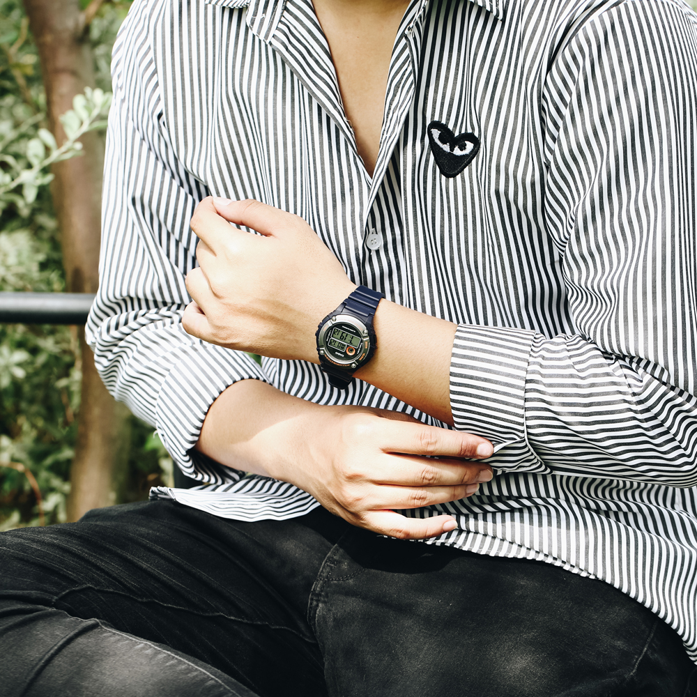 Đồng hồ CASIO 43.2 mm Nam W-216H-2BVDF