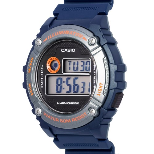 Đồng hồ CASIO 43.2 mm Nam W-216H-2BVDF Màu Xanh Dương