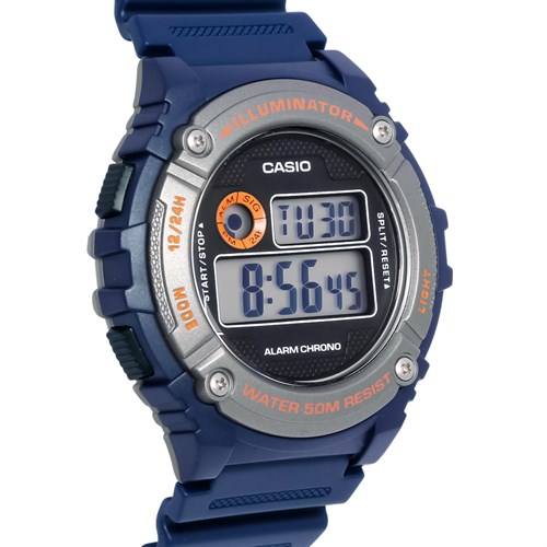 Đồng hồ CASIO 43.2 mm Nam W-216H-2BVDF Màu Xanh Dương