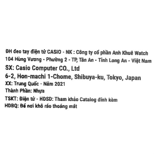 Đồng hồ CASIO 36.8 mm Nam W-800HG-9AVDF Màu Đen