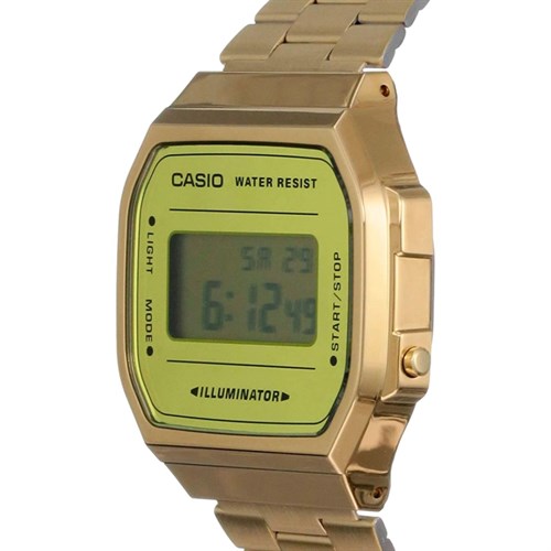 Đồng hồ CASIO 36.5 mm Nữ A168WEGM-9DF Màu Vàng