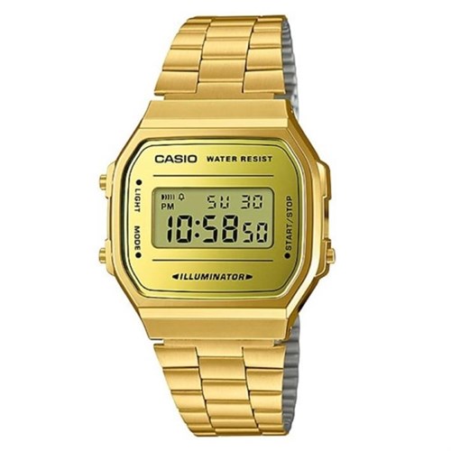 Đồng hồ CASIO 36.5 mm Nữ A168WEGM-9DF Màu Vàng
