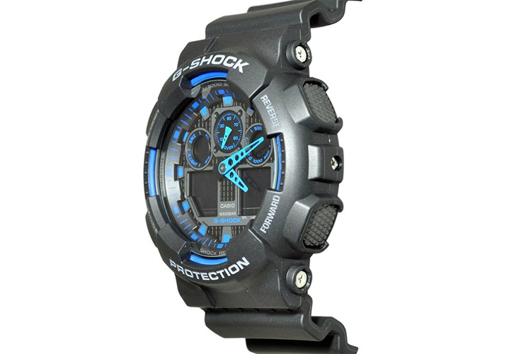 Đồng hồ Nam G-Shock GA-100-1A2DR Màu Đen