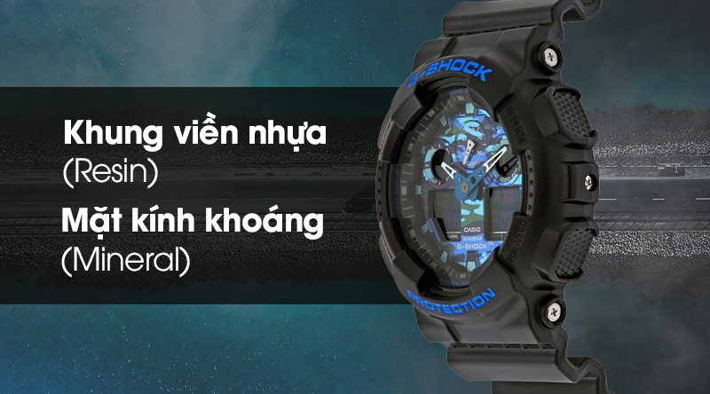 Đồng hồ Nam G-Shock GA-100CB-1ADR có khả năng chịu va đập mạnh Đồng hồ Nam G-Shock GA-100CB-1ADR có khả năng chịu va đập mạnh