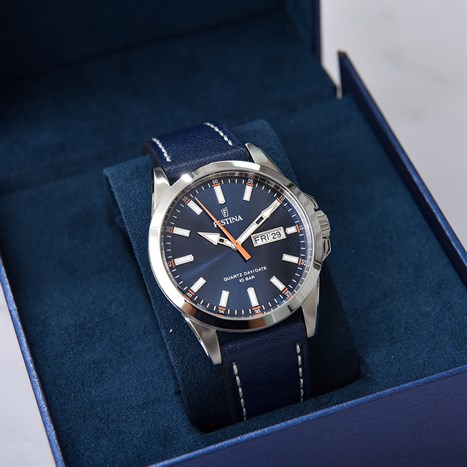 Đồng hồ FESTINA 41 mm Nam F20358/3 Màu Xanh Navy