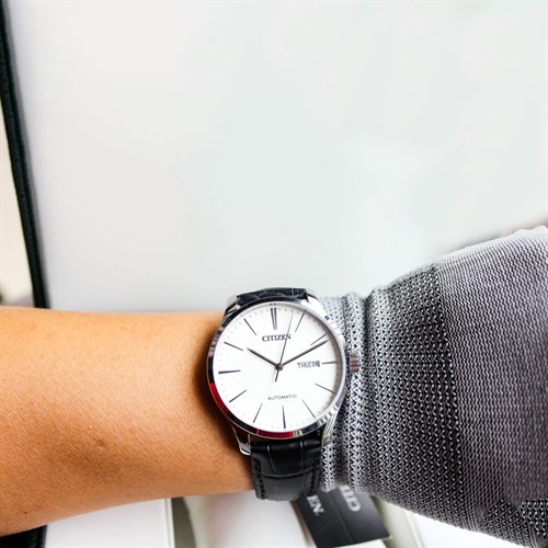 Đồng hồ CITIZEN Mechanical 40 mm Nam NH8350-08B Màu Đen