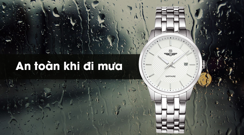 Đồng hồ nam SR Watch SG7332.1102 có độ chống nước 3 ATM