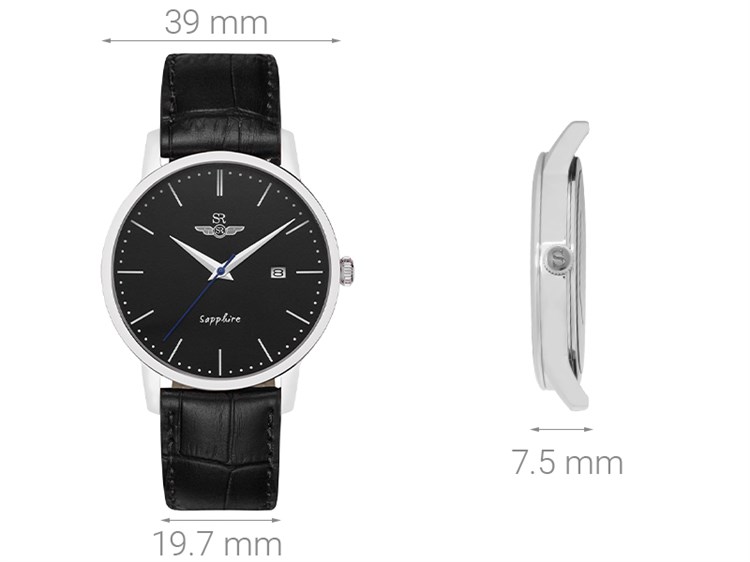 Đồng hồ Nam SR Watch SG1055.4101TE Màu Đen