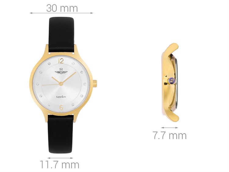 Đồng hồ SRWATCH 30 mm Nữ SL1607.4602TE Màu Đen