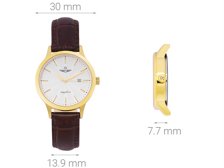 Đồng hồ Nữ SR Watch SL1056.4602TE Màu Nâu