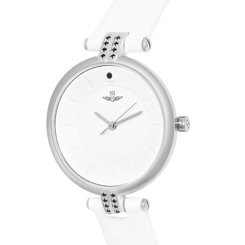 Đồng hồ Nữ SR Watch SL7542.4102 Màu Trắng