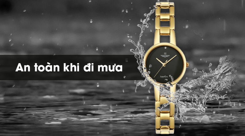 Đồng hồ Nữ SR Watch SL1606.1401TE có hệ số chống nước 3 ATM