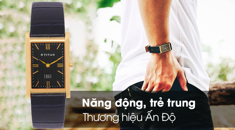 Đồng hồ nam Titan 1043WL02 có kiểu dáng thanh lịch Đồng hồ nam Titan 1043WL02 có kiểu dáng thanh lịch