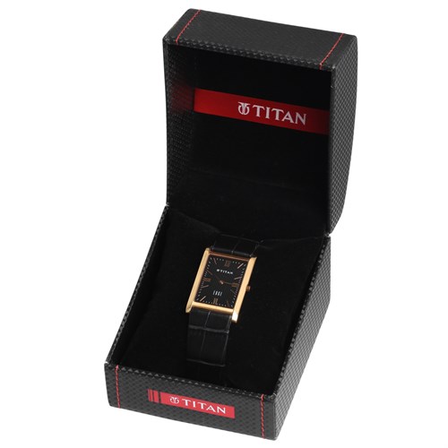 Đồng hồ TITAN Edge 25 mm Nam 1043WL02 Màu Đen