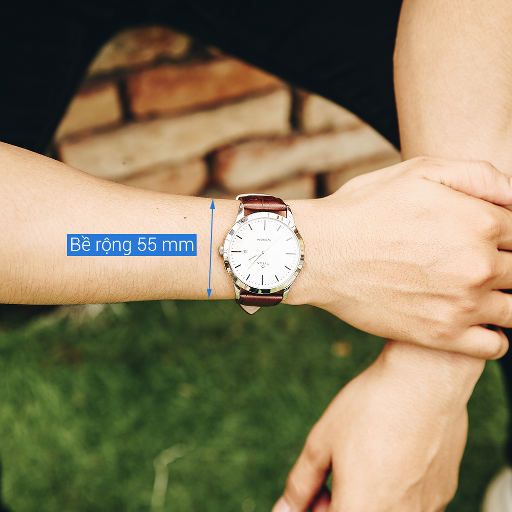 Đồng hồ TITAN 42.3 mm Nam 1584SL03