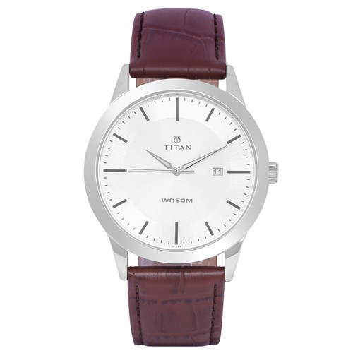 Đồng hồ TITAN 42.3 mm Nam 1584SL03 Màu Nâu
