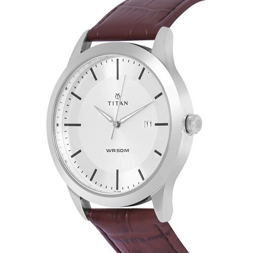 Đồng hồ TITAN 42.3 mm Nam 1584SL03 Màu Nâu