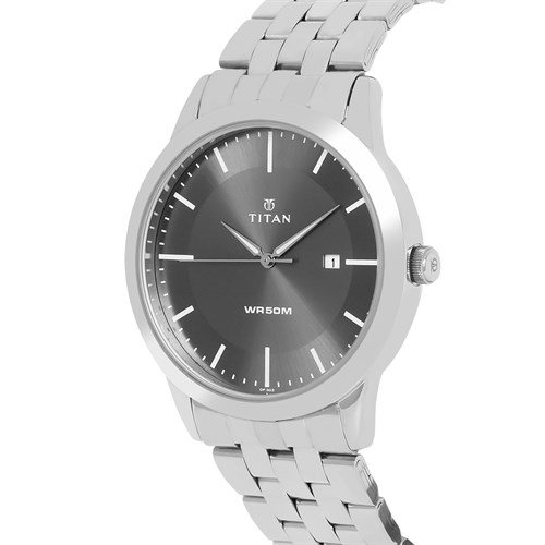 Đồng hồ TITAN 42.3 mm Nam 1584SM04 Màu Bạc