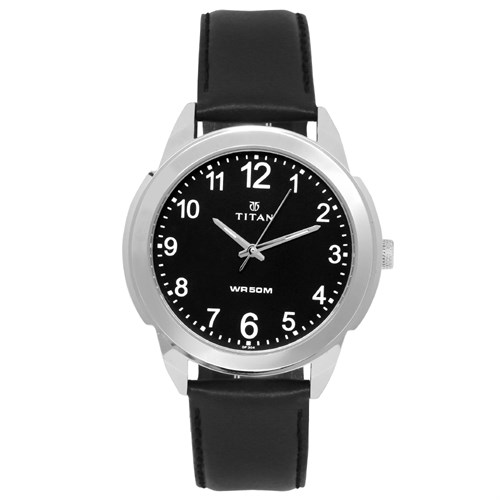 Đồng hồ TITAN Classique 42.2 mm Nam 1585SL08 Màu Đen