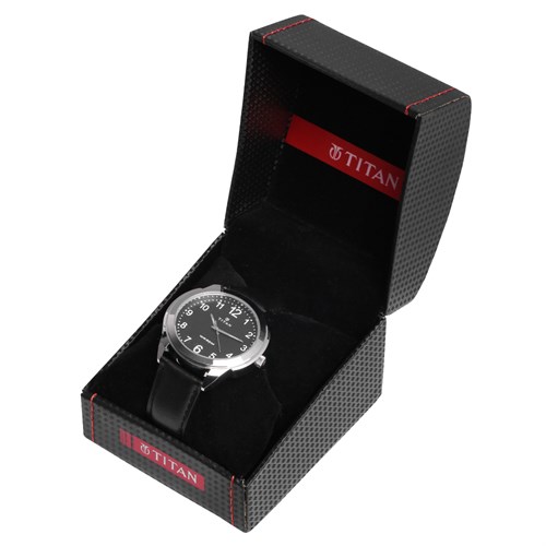 Đồng hồ TITAN Classique 42.2 mm Nam 1585SL08 Màu Đen