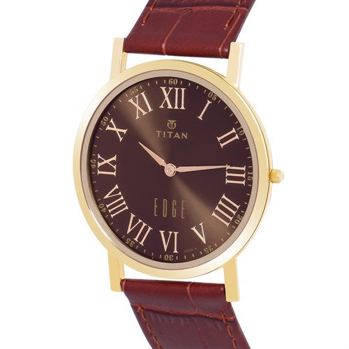 Đồng hồ TITAN 37.4 mm Nam 1595WL03 Màu Nâu