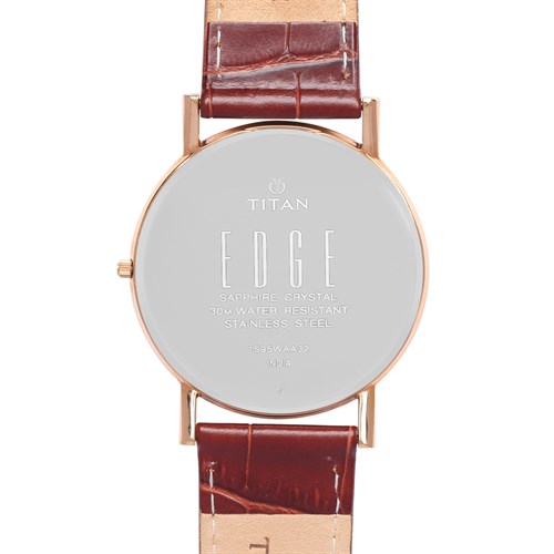 Đồng hồ TITAN 37.4 mm Nam 1595WL03 Màu Nâu