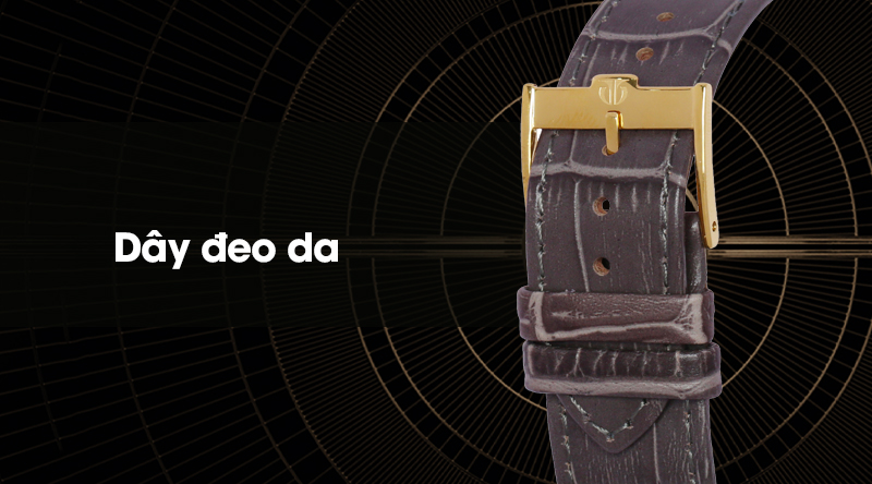 Đồng hồ nam Titan 1595YL02 có đây deo êm ái, bền đẹp Đồng hồ nam Titan 1595YL02 có đây deo êm ái, bền đẹp