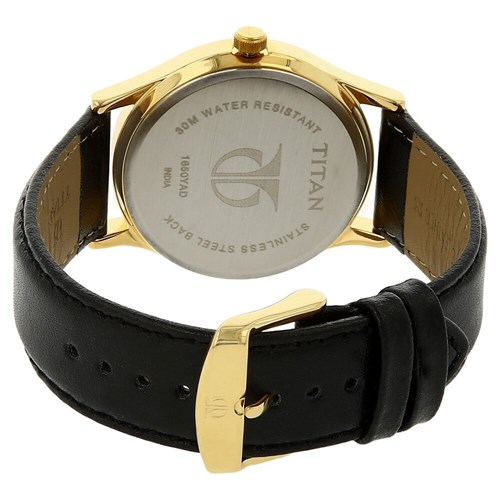 Đồng hồ Nam Titan 1650YL02 Màu Đen