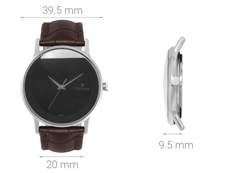 Đồng hồ TITAN 39.5 mm Nam 1672SL01 Màu Nâu