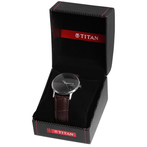 Đồng hồ TITAN 39.5 mm Nam 1672SL01 Màu Nâu