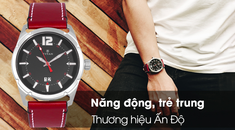Đồng hồ nam Titan 1699SL01 có kiểu dáng trẻ trung Đồng hồ nam Titan 1699SL01 có kiểu dáng trẻ trung