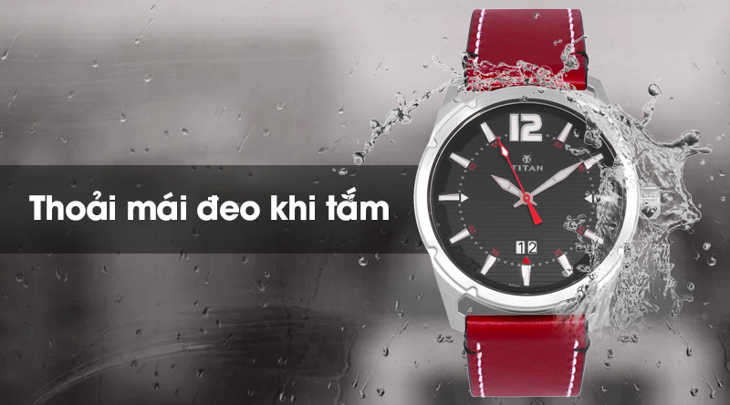 Đồng hồ nam Titan 1699SL01 có hệ số chống nước 5 ATM Đồng hồ nam Titan 1699SL01 có hệ số chống nước 5 ATM