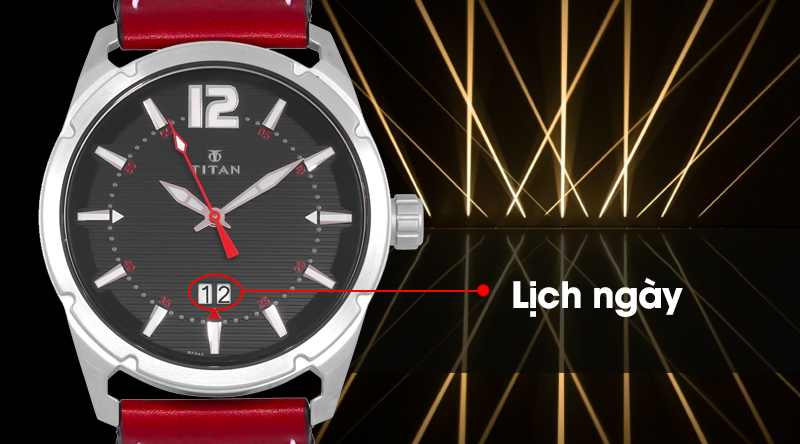 Đồng hồ nam Titan 1699SL01 có lịch ngày tiện lợi Đồng hồ nam Titan 1699SL01 có lịch ngày tiện lợi