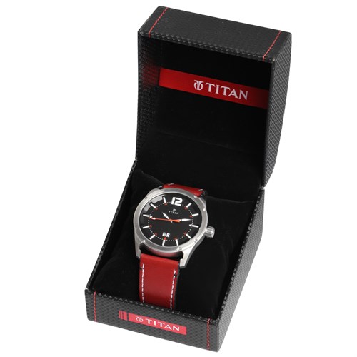 Đồng hồ TITAN 44.4 mm Nam 1699SL01 Màu Đỏ