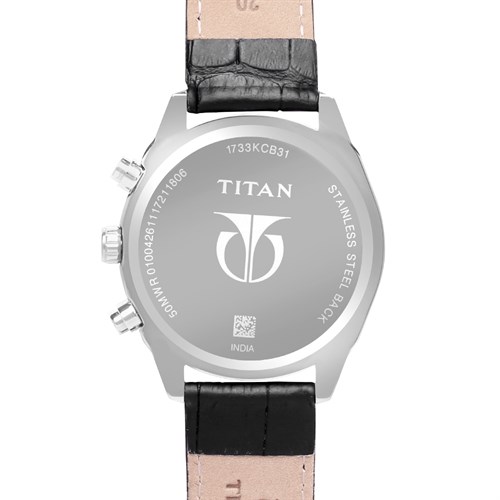 Đồng hồ TITAN 41.2 mm Nam 1733KL01 Màu Đen