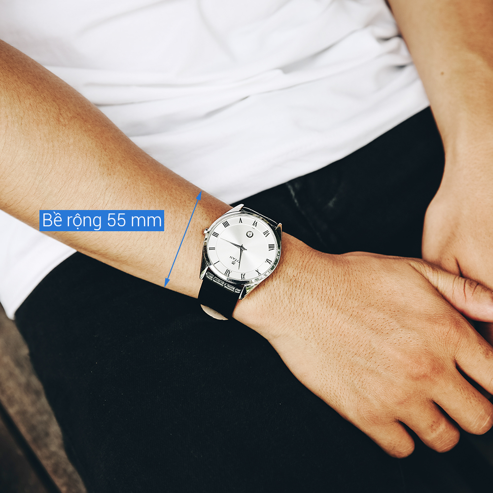 Đồng hồ TITAN 42.5 mm Nam 90054SL01