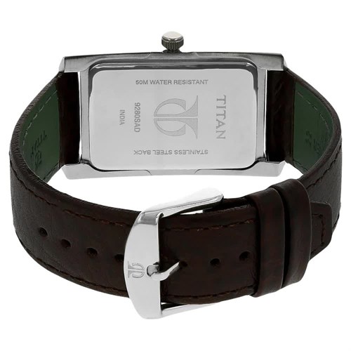 Đồng hồ TITAN 42.4 x 34 mm Nam 9280SL01 Màu Đen - nâu