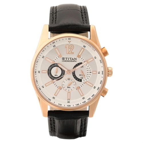 Đồng hồ TITAN 46 mm Nam 9322WL01 Màu Đen