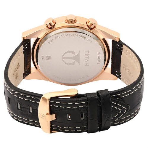 Đồng hồ TITAN 50 mm Nam 9322WL02 Màu Đen