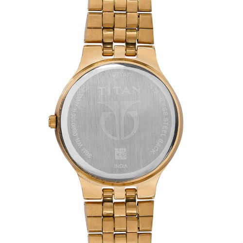 Đồng hồ TITAN 35 mm Nam 1107YM07 Màu Vàng