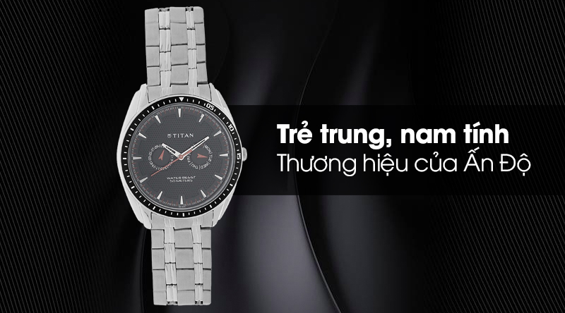 Đồng hồ nam Titan 1582KM02 với thiết kế trẻ trung, nam tính Đồng hồ nam Titan 1582KM02 với thiết kế trẻ trung, nam tính