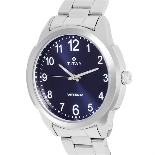 Đồng hồ TITAN 43 mm Nam 1585SM05 Màu Bạc